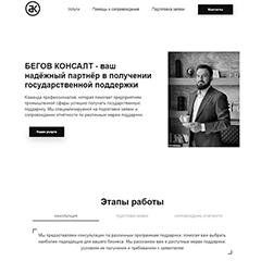 Айдентика для Бегов консалт